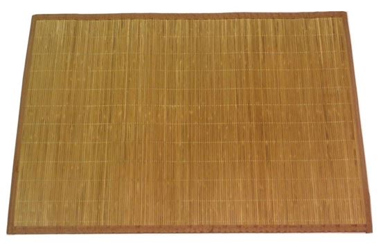 Obrázek z Rohož / Předložka na podlahu - bambus 60x90 hnědá 