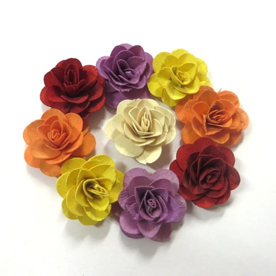 Obrázek z Deco růže malá - barevná (50ks) 