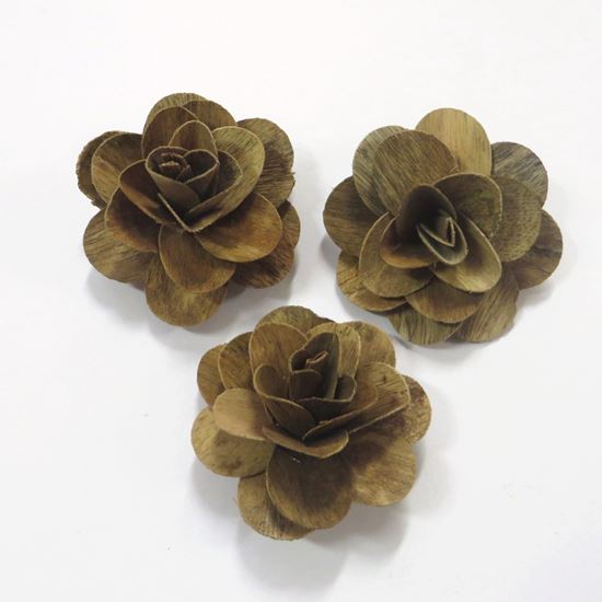 Obrázek z Deco růže střední - přírodní (50ks) 