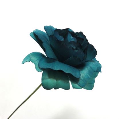 Obrázek Deco růže - modrá (2ks)
