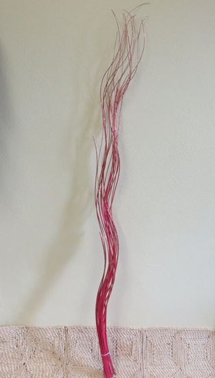 Obrázek z Weiden twisted - svazek - glitrovaná tmavě růžová 